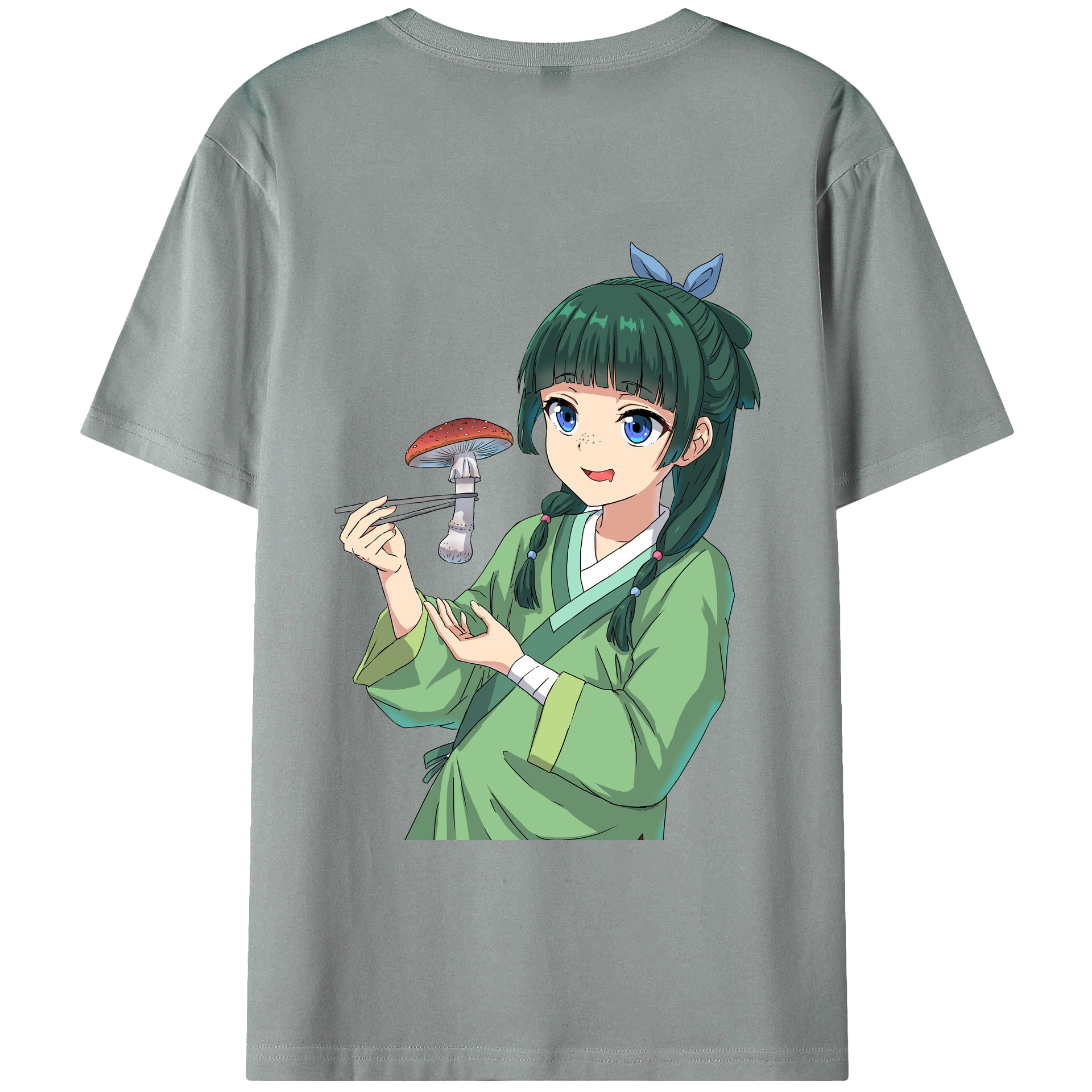 （画像用） 薬屋のひとりごと The Apothecary Diaries 綿100％ メンズ半袖Tシャツ（バックプリント） 通気性
